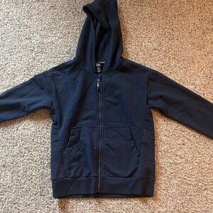 Athleta Girl Navy Blue Zip-up hoodie